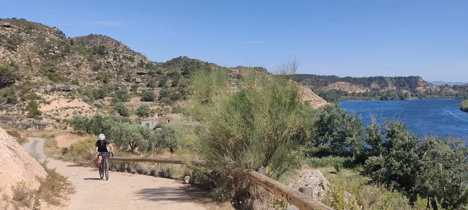 Walking trails through the scrub and hills